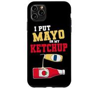I Put Mayo On My Ketchup Condiments Couple Halloween Case for iPhone 11 Pro Max