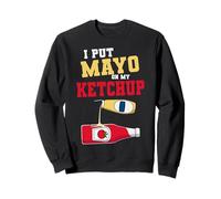 I Put Mayo On My Ketchup Condiments Couple Halloween Sweatshirt