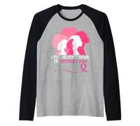 I Put My Foot Down On Mother's Day Breast Cancer Research Raglan Baseball Tee