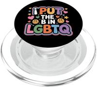 I Put The B In LGBTQ Bi Pride Identity |- PopSockets PopGrip for MagSafe