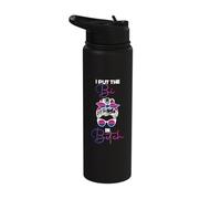 I Put The Bi in Bitch LGBTQ Flag Bisexual Pride Stainless Steel Insulated Water Bottle