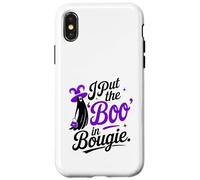 I Put The Boo In Bougie Halloween Bourgeois Society Girls Case for iPhone X/XS
