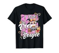 I Put The Boo in Boujee Cute Ghost Leopard Halloween Costume Value Graphic T-Shirt