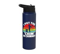 I Put The Chim in Chimney Sweep Stainless Steel Insulated Water Bottle