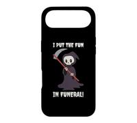 I Put The Fun In Funeral - Funny Halloween Grim Reaper Death Case for iPhone Air