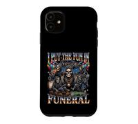 I Put The Fun In Funeral Grim Reaper Party Bootleg Halloween Case for iPhone 11