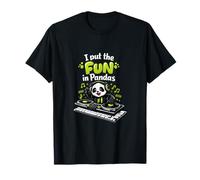I Put The Fun in Pandas Panda DJ Data Science Graphic T-Shirt