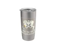 I Put The Hip in Hip Replacement Surgery Recovery Get Well Stainless Steel Insulated Tumbler