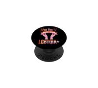 I Put the L In LGBTQI Funny Lesbian PopSockets Adhesive PopGrip
