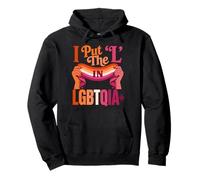 I Put the L In LGBTQI Funny Lesbian Pullover Hoodie