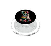 I Put The Lit In Literature Book Lover PopSockets PopGrip for MagSafe