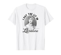I Put The Lit In Literature T-Shirt Art Funny Jane Austen T-Shirt