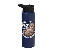 I Put The Pro in Procrastination Stainless Steel Insulated Water Bottle