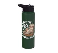 I Put The Pro in Procrastination Stainless Steel Insulated Water Bottle