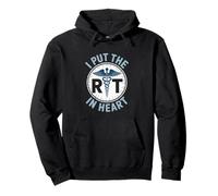 I Put The RT In Heart Funny Respiratory Therapist Pullover Hoodie