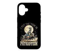 I Put The 'Tism In Patriotism Alien Cowboy Case for iPhone 16