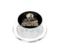 I Put The 'Tism In Patriotism Alien Cowboy PopSockets PopGrip for MagSafe