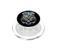 I Put The Tism In Patriotism Alien Military PopSockets PopGrip for MagSafe