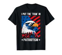 I Put The 'TISM' in Patriotism American Bald Eagle T-Shirt