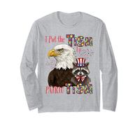 I Put The Tism in Patriotism Athletic Eagle Long Sleeve T-Shirt