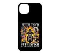I Put The Tism In Patriotism Baboon Mandrill Case for iPhone 14 Plus