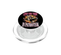 I Put The Tism In Patriotism Baboon PopSockets PopGrip for MagSafe