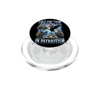 I Put The Tism In Patriotism Cat Soldiers PopSockets PopGrip for MagSafe