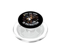 I Put The Tism In Patriotism German Shepherd PopSockets PopGrip for MagSafe