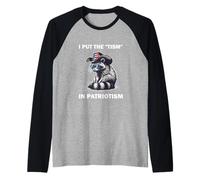 I Put The Tism in Patriotism Raglan Baseball Tee
