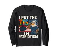 I Put The Tism in Patriotism Sergeant Eagle American Long Sleeve T-Shirt