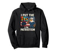 I Put The Tism in Patriotism Sergeant Eagle American Pullover Hoodie