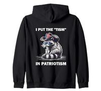 I Put The Tism in Patriotism Zip Hoodie