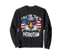 I PUT THE 'TSM' IN PATRIOTISM Patriotic Eagle Sweatshirt