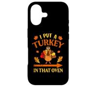 I put the turkey in the oven. Funny couples Case for iPhone 17