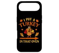 I put the turkey in the oven. Funny couples Case for iPhone Air