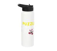 I Puzzle Way Past My Bedtime Enthusiast Stainless Steel Insulated Water Bottle