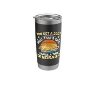 I Raise A Tiny Dinosaur Bearded Dragon Lizard Lover Reptile Stainless Steel Insulated Tumbler