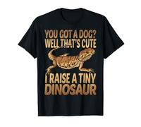 I Raise A Tiny Dinosaur Funny Bearded Dragon Reptile Lizard T-Shirt