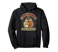 I Raise Fighters Not Quitters Gloves Boxing Gloves Pullover Hoodie