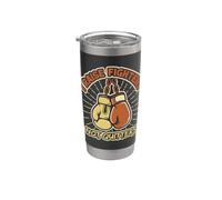 I Raise Fighters Not Quitters Gloves Boxing Gloves Stainless Steel Insulated Tumbler