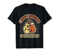 I Raise Fighters Not Quitters Gloves Boxing Gloves T-Shirt