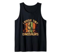 I Raise Tiny Dinosaurs Chicken Lovers Family Tank Top