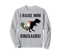 I Raise Tiny Dinosaurs! Chicken With A T-Rex Shadow Sweatshirt