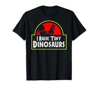 I Raise Tiny Dinosaurs Cute Funny Chicken Farmer Dad Mom T-Shirt