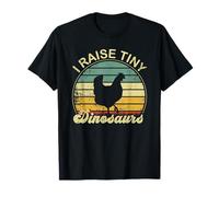 I Raise Tiny Dinosaurs funny Chicken mom Funny chicken Dad T-Shirt