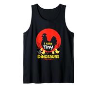 I Raise Tiny Dinosaurs Funny Chicken Tank Top