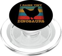 I Raise Tiny Dinosaurs Vintage Chickens Lover Chicken PopSockets PopGrip for MagSafe