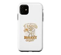 I Raised My Hockey Goat Proud Rink Mom Design Case for iPhone 11