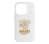 I Raised My Hockey Goat Proud Rink Mom Design Case for iPhone 14 Pro