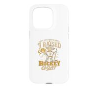 I Raised My Hockey Goat Proud Rink Mom Design Case for iPhone 15 Pro